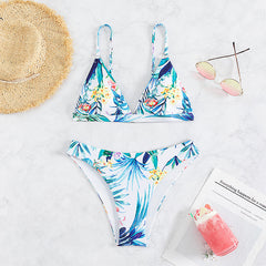 New Floral Triangle Cup Bikini