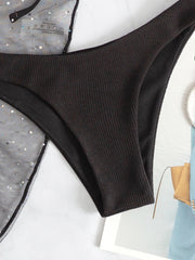 New Tie Halter Skirt Sexy Bikini Set