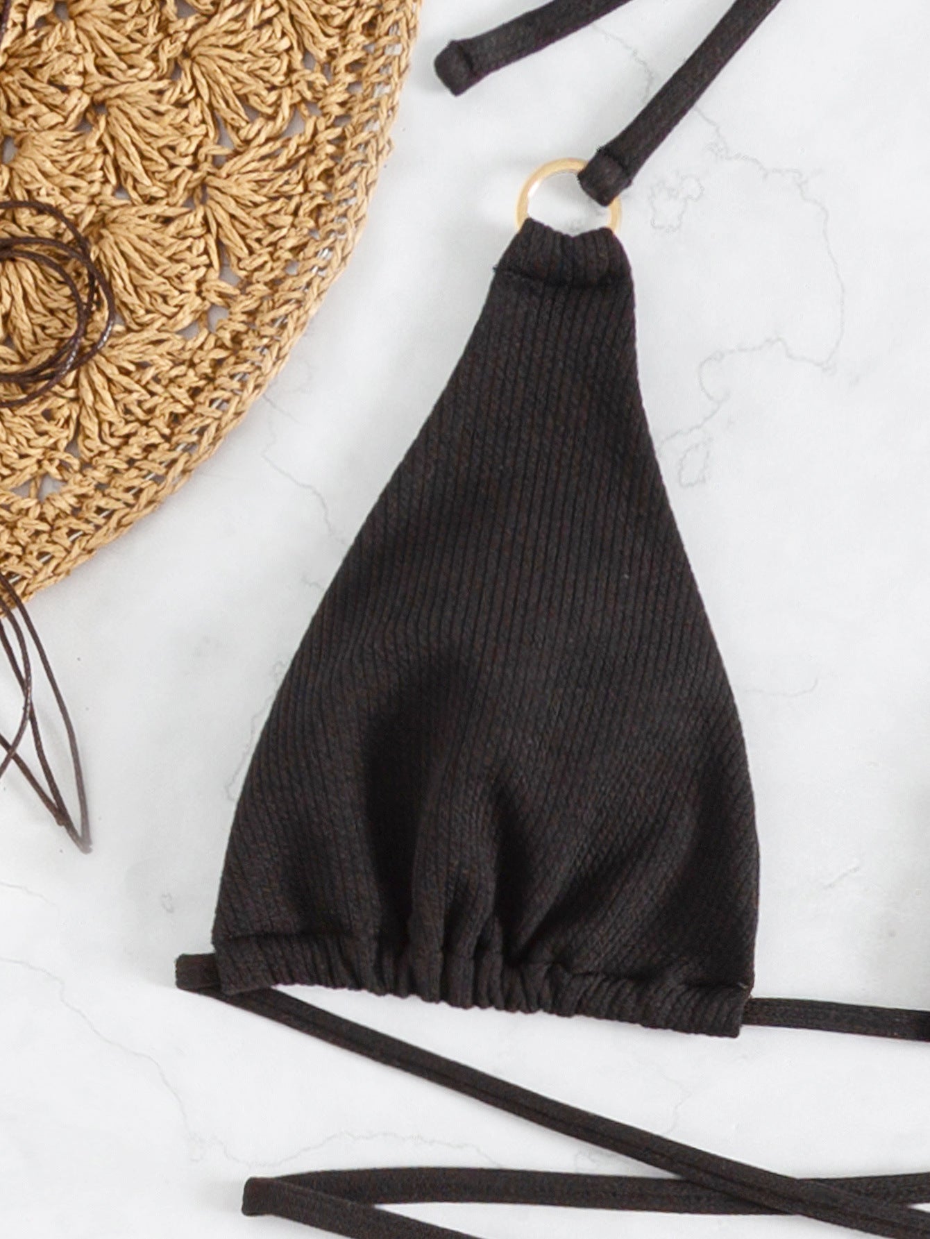 New Tie Halter Skirt Sexy Bikini Set