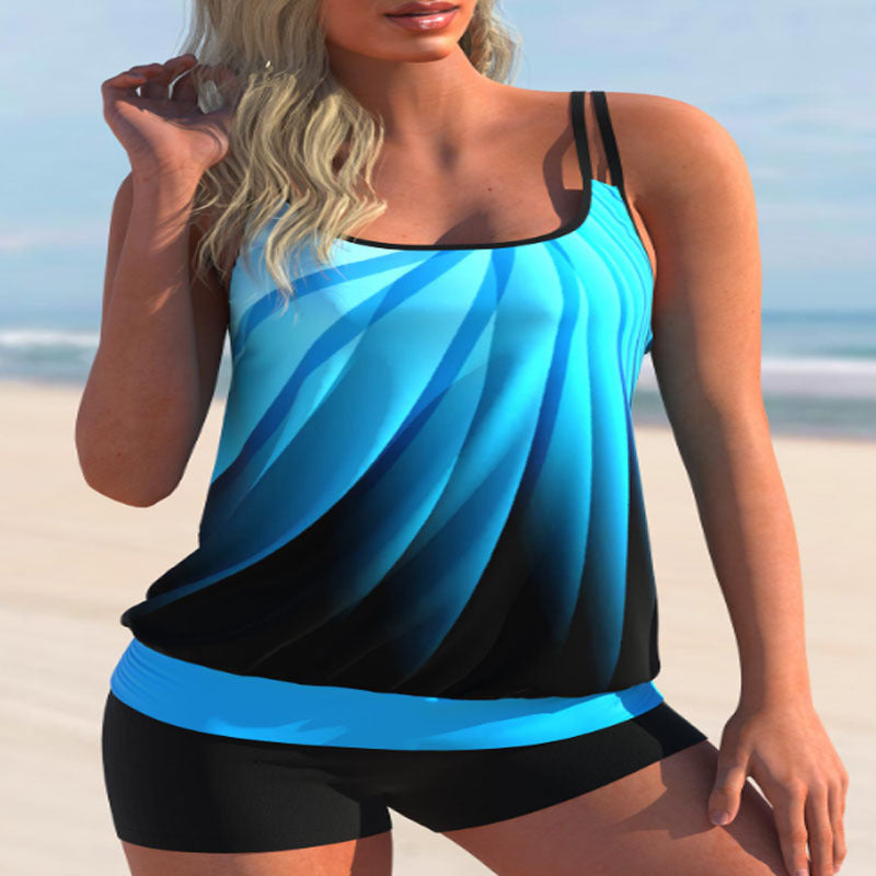 Women's Tankini Split Large Size Swimsuit