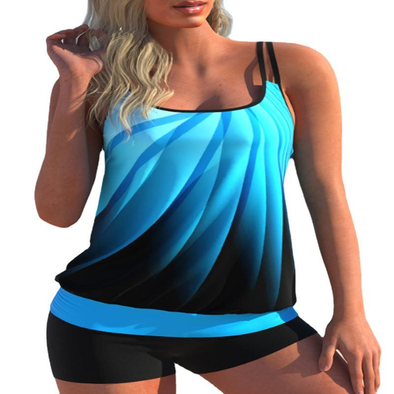 Women's Tankini Split Large Size Swimsuit